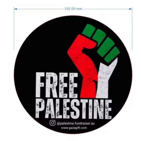 Car Decal stickers - Free Palestine Circle