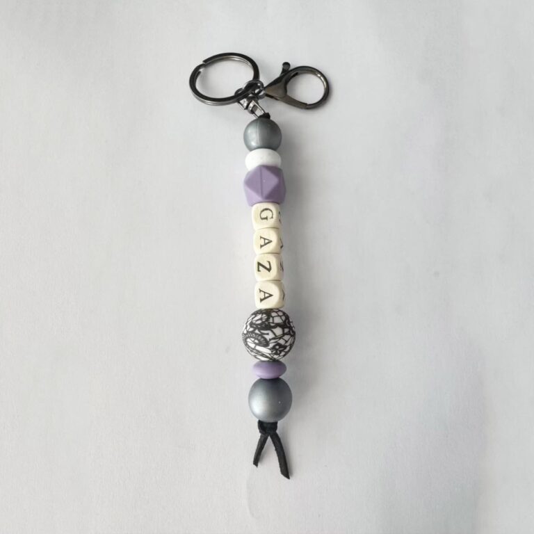Gaza Block Key Chain - Purple Gaza block