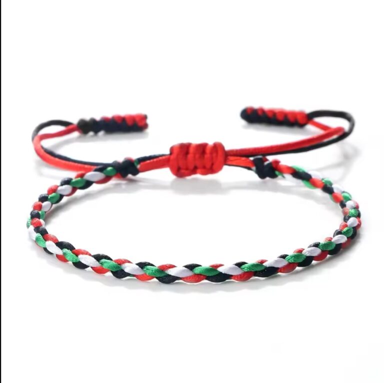 Handcrafted Palestinian Friendship Bracelets - Assortment - Platted
