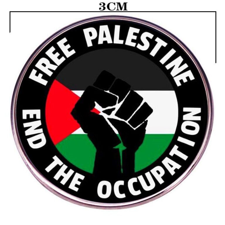 Assorted Palestinian Shaped Pins And Designs - End the Occupation
