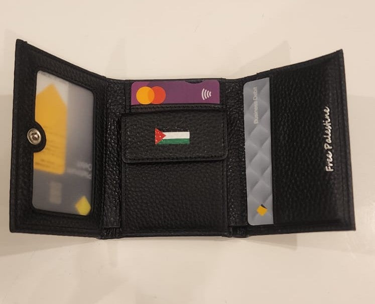 Genuine Leather Cow Hide Palestine Wallet
