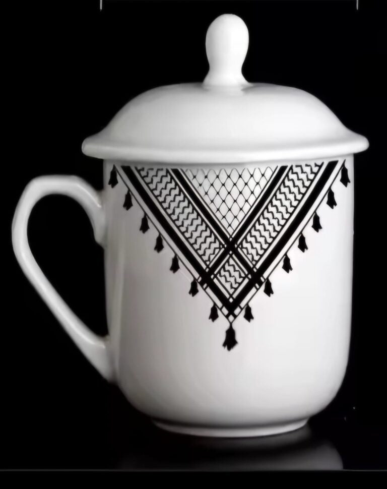 Kuffiyeh Mug With Lid