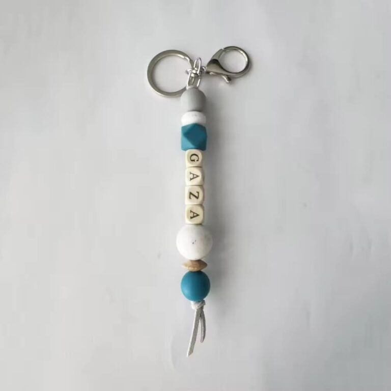 Gaza Block Key Chain - Blue Gaza block