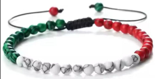Handcrafted Palestinian Friendship Bracelets - Assortment - Marble Beaded