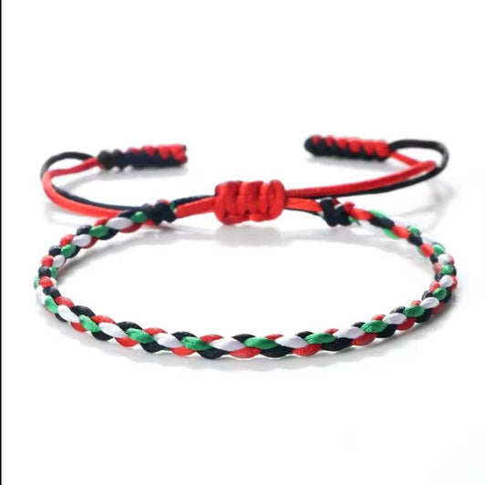 Handcrafted Palestinian Friendship Bracelets - Assortment - Platted