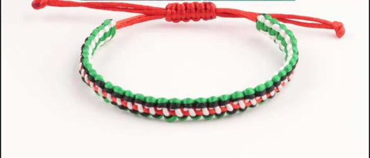 Handcrafted Palestinian Friendship Bracelets - Assortment - Braided String
