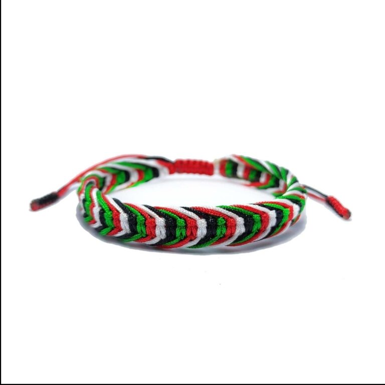 Handcrafted Palestinian Friendship Bracelets - Assortment - Olive Leaves