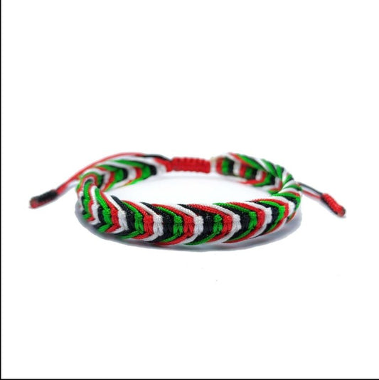 Handcrafted Palestinian Friendship Bracelets - Assortment - Olive Leaves