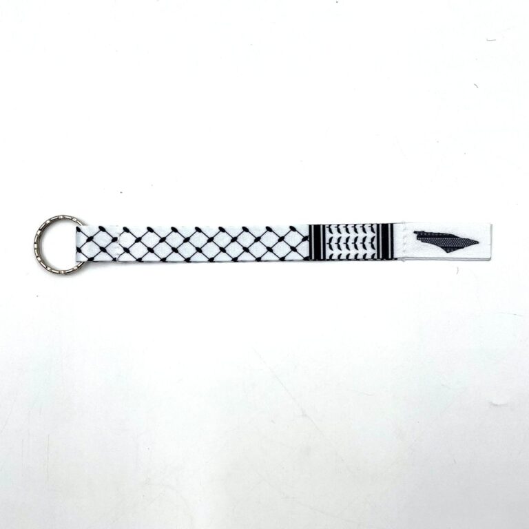 Key Rings - White Kuffiyeh