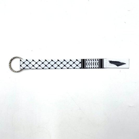 Key Rings - White Kuffiyeh