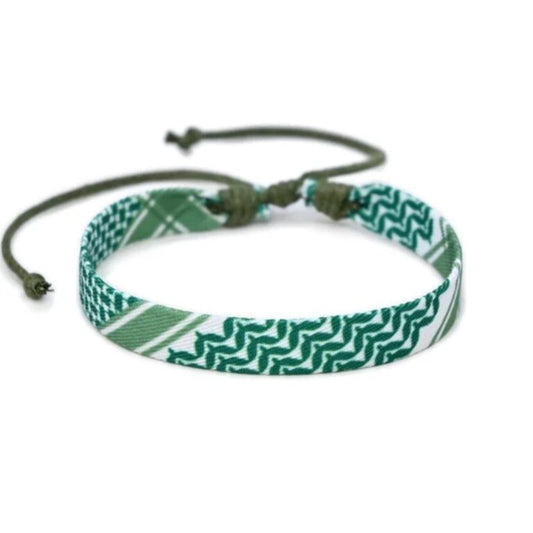 Kuffiyeh Bracelet - Green