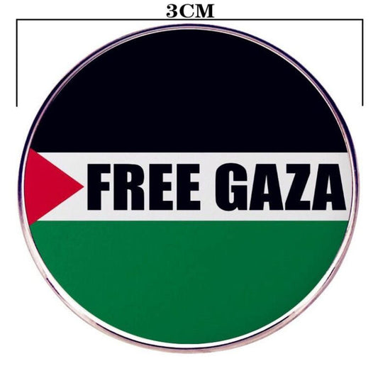 Assorted Palestinian Shaped Pins And Designs - Free Gaza