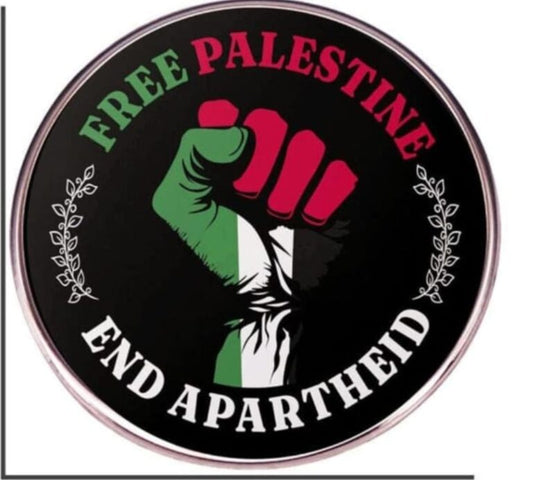 Assorted Palestinian Shaped Pins And Designs - End Apartheid