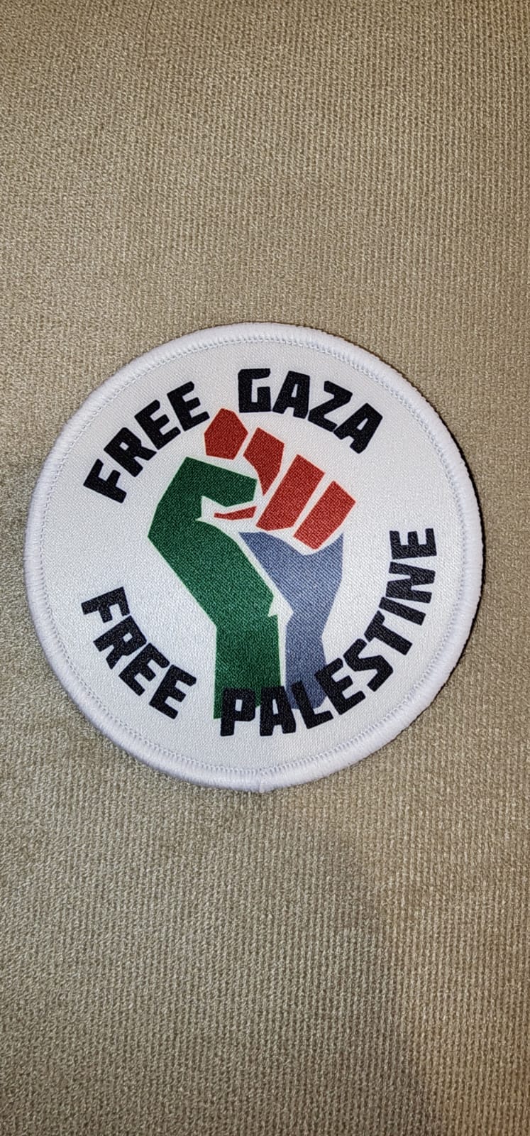Velcro Patches - Free Gaza Circle