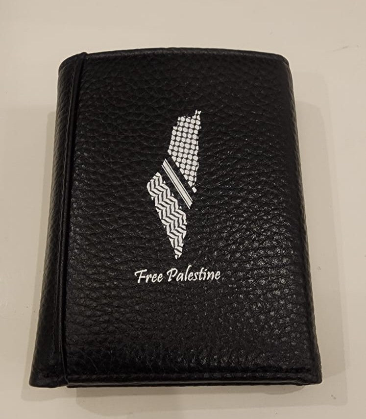 Genuine Leather Cow Hide Palestine Wallet
