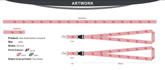 Assorted Lanyard Designs - Watermelon