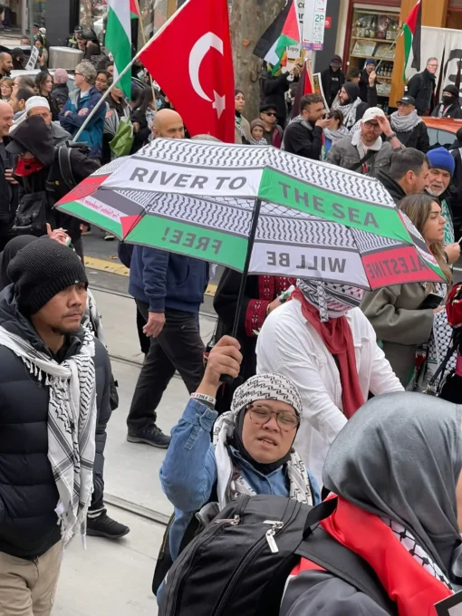 Free Palestine Umbrella